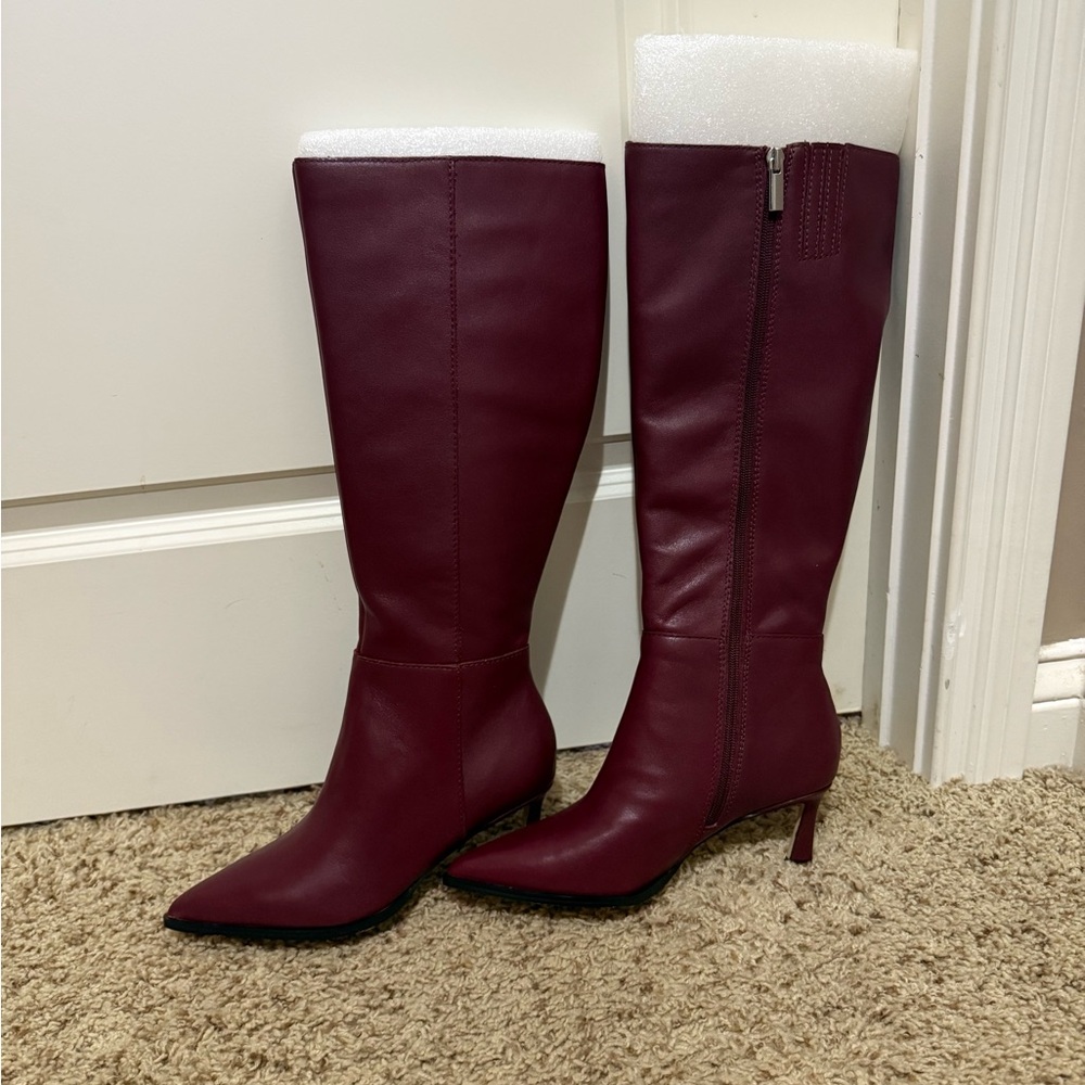 Steve Madden Burgundy Heeled Boots